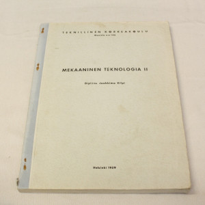 Jaakkima Kilpi Mekaaninen teknologia II